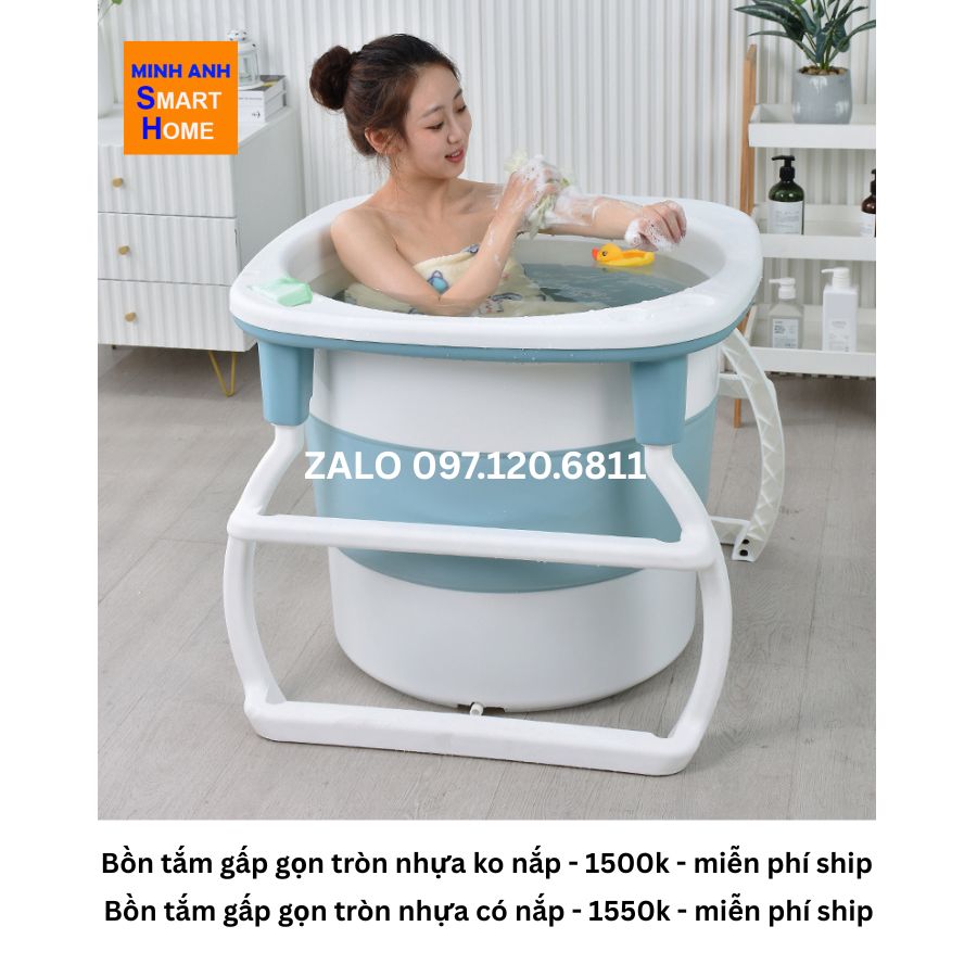 giá bồn tắm gấp gọn tròn nhựa